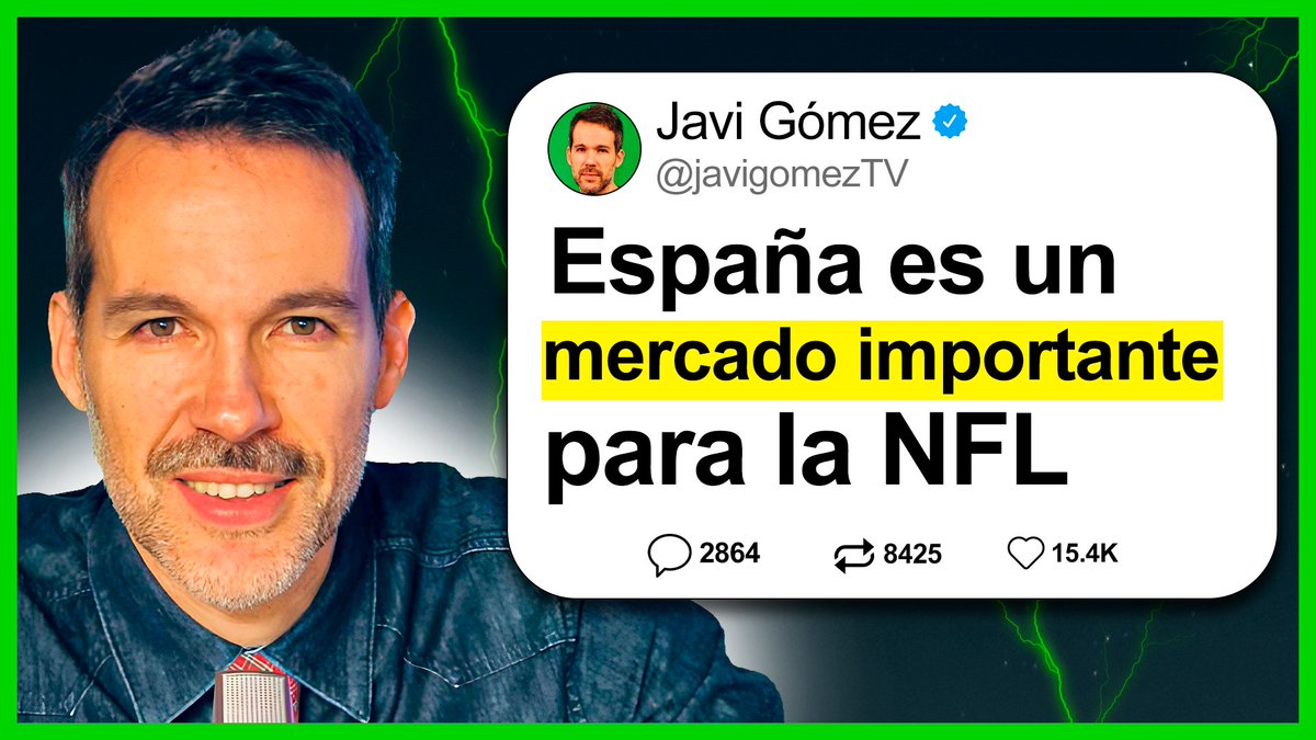 FlashNFL (@flash_nfl) on Twitter photo ¡NUEVO VÍDEO!
Abrimos la semana con una fantástica charla de <a href="/Ramon_AlvarezMM/">Ramón Álvarez de Mon</a> y <a href="/AitorManzano_/">Aitor Manzano</a> con <a href="/javigomezTV/">Javi Gómez</a> una de las voces de la NFL en España y de eso hemos hablado.
Esperamos que disfruteis y tengáis más contexto de todo con esta charla.
youtu.be/y4b7KqXIlvY ¡NUEVO VÍDEO!
Abrimos la semana con una fantástica charla de <a href="/Ramon_AlvarezMM/">Ramón Álvarez de Mon</a> y <a href="/AitorManzano_/">Aitor Manzano</a> con <a href="/javigomezTV/">Javi Gómez</a> una de las voces de la NFL en España y de eso hemos hablado.
Esperamos que disfruteis y tengáis más contexto de todo con esta charla.
youtu.be/y4b7KqXIlvY
