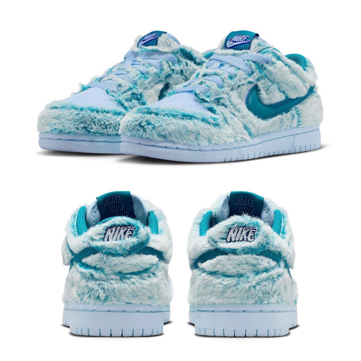 Ovrnundr's tweet photo. Nike Dunk Low “Abominable Snowman” ❄️

• $120 USD
• Holiday 2025
• PS Sizes https://t.co/yeoT4UPLdG