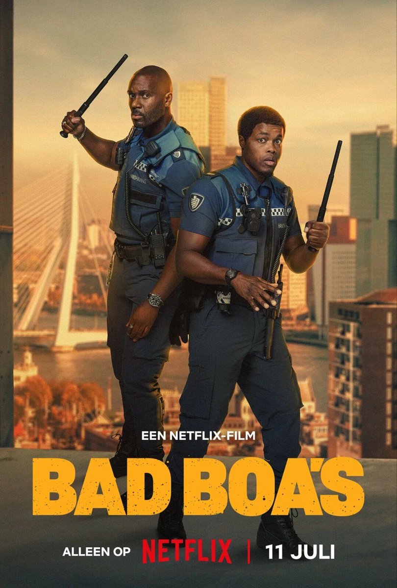 Film néerlandais #BadBoas rebaptisé chez nous #AlmostCop est une comédie policière délirante. Le duo de comédiens s’éclate et les gags s’enchaînent. 
Ça ne révolutionne rien, ca peut fatiguer, mais les fan du genre seront comblés. 
Le délire (trop) speed est sur <a href="/NetflixFR/">Netflix France</a>.