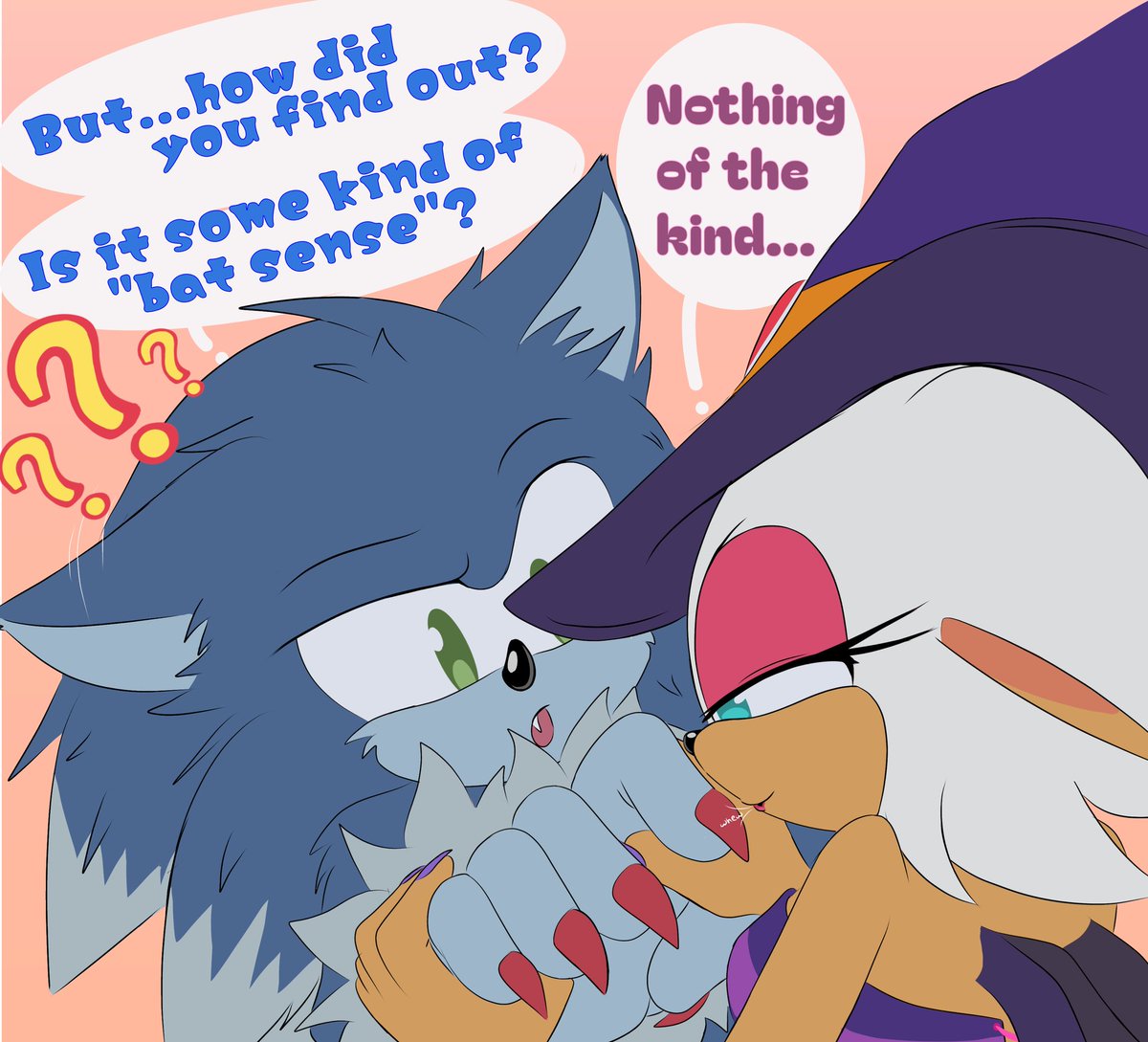 CrystalDiamondC's tweet photo. "Innocent Gossip"
1-3/5
Inspired by @ShipsLucia's adorable comic 💙❤️🖤 https://t.co/TKImILJnMt
#SonicTheHedgehog #ShadowTheHedgehog #RougetheBat #werehog #vampireshadow https://t.co/dTZYQ3FWuw