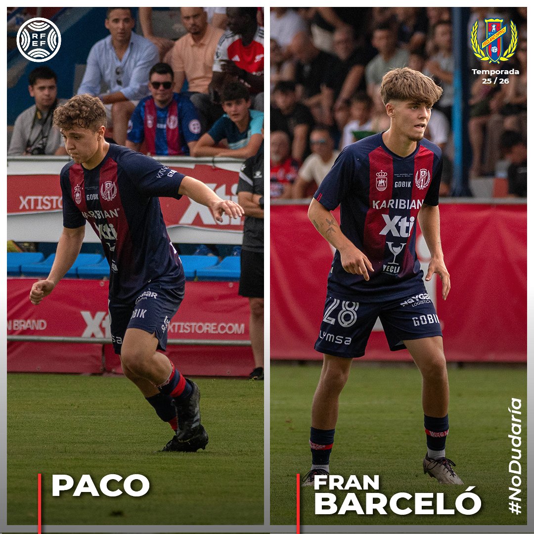 📣 #OFICIAL 💙❤️ #YeclanoB 🏟

👥🤝 Comenzamos con las renovaciones de nuestro filial con dos centrocampistas, <a href="/Pacogaciiia_08/">Paco García Muñoz</a> &amp; <a href="/fr6n_/">frann</a>, que lo dejan todo en el campo por el escudo ↔️❤️‍🔥

🤜 ¡Luchando JUNTOS otro año! 🤛

#TerceraRFEF ⚽️ #SomosCantera
#GraciasAfición 📢 #NoDudaría
