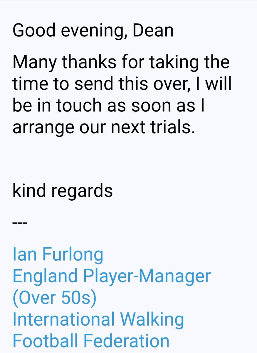 Not every day you get an email like this 🙈