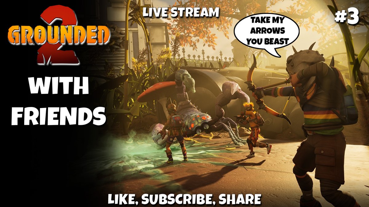 Hello tiny peeps &amp; <a href="/Obsidian/">Obsidian</a> Today we are going to the wasteland of <a href="/GroundedTheGame/">Grounded</a> #Grounded2 to have some fun &amp; kill some bugs. Check out my #LiveStreaming #Livestream on my <a href="/YouTube/">YouTube</a> <a href="/YouTubeGaming/">YouTube Gaming</a> channel #PhillyTwoHatsGaming Like &amp; Subscribe, or my <a href="/Twitch/">Twitch</a> #PhillyTwoHats