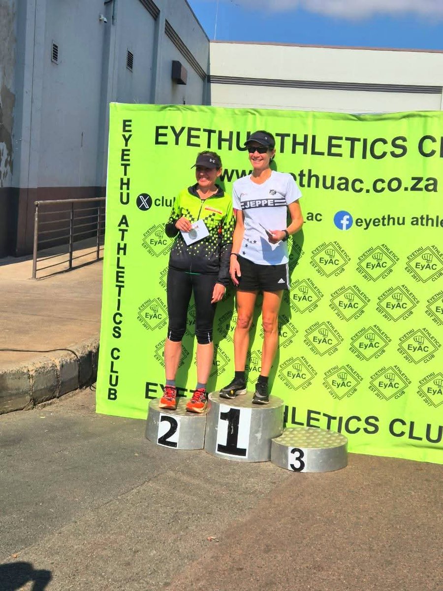midrandstriders's tweet photo. Congratulations to Sharon Newman 🔥🏅🏃‍♀️📍 #PodiumFinish #2ndMaster Eyethu Athletics Club Fitness Test Race 2025 #Fitness #EyethuAC https://t.co/Wuf1AEnXes