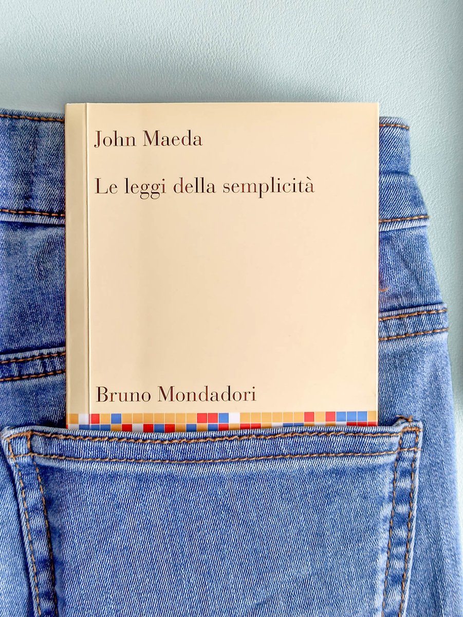 MichMatter's tweet photo. Le 10 leggi della semplicità, secondo @JohnMaeda
per Designer, Creativi e chiunque voglia fare di più con meno.
💡Libro da rileggere quando tutto si complica.

#designthinking #semplicità #libro #book https://t.co/mlfLVkwD3V