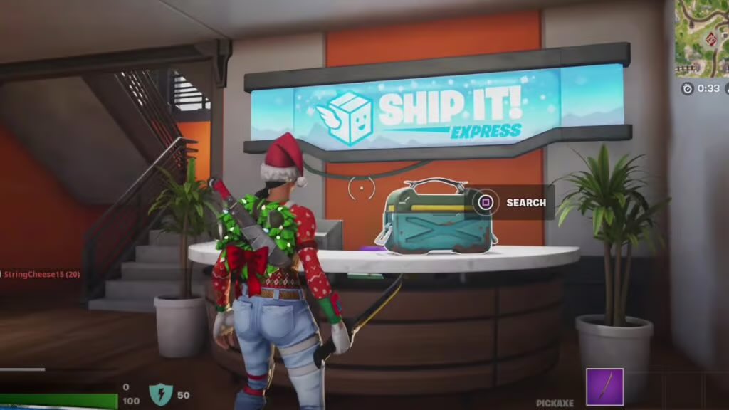 Fortnite XP Method – Ship It Express

Favorite Ship It Express in your playlist Have 3 friends and an alt account in your party Ensure your main &amp; alt are on the same server.

Queue into a match once the Battle Bus goes have the alt leave.

This grants a win also 42–45k 
XP per