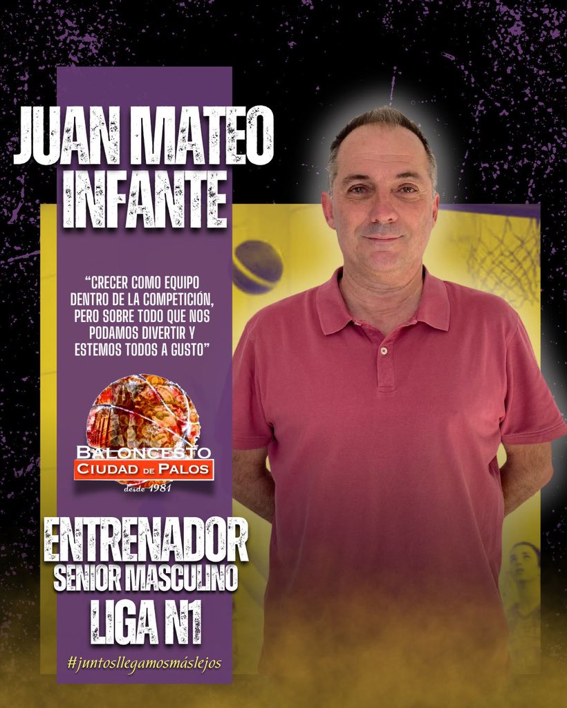 Nuestro 𝙀𝙣𝙩𝙧𝙚𝙣𝙖𝙙𝙤𝙧 𝙙𝙚 𝙡𝙖 𝙇𝙄𝙂𝘼 𝙉1 será: 
 😎💪 𝙅𝙐𝘼𝙉 𝙈𝘼𝙏𝙀𝙊 𝙄𝙉𝙁𝘼𝙉𝙏𝙀 𝘽𝘼𝙍𝙍𝙀𝘿𝘼

❤️¡Bienvenido Juan Mateo!❤️

<a href="/juanmateoinf/">Juan Mateo</a> 

#CBciudaddePalos
#juntosllegamosmáslejos