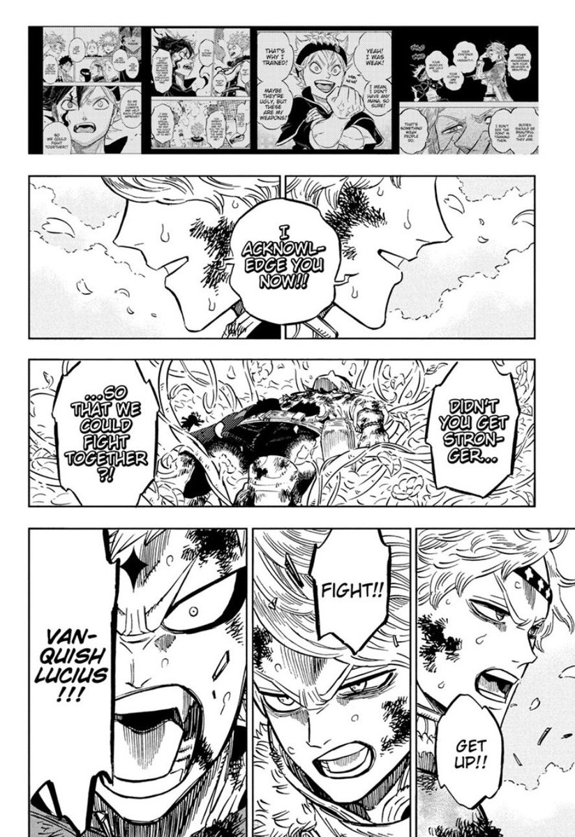 TheSaicoPepe's tweet photo. Por eso amo Black Clover maldita sea 

Asta fue herido de gravedad y cuando la situación parecía perdida todas las personas que cambiaron gracias a Asta tanto enemigos como aliados vuelven para ayudar a la persona que los inspiro a ser mejores 

Que maldito Peak ptm

#BlackClover https://t.co/qyjtHGoIQA
