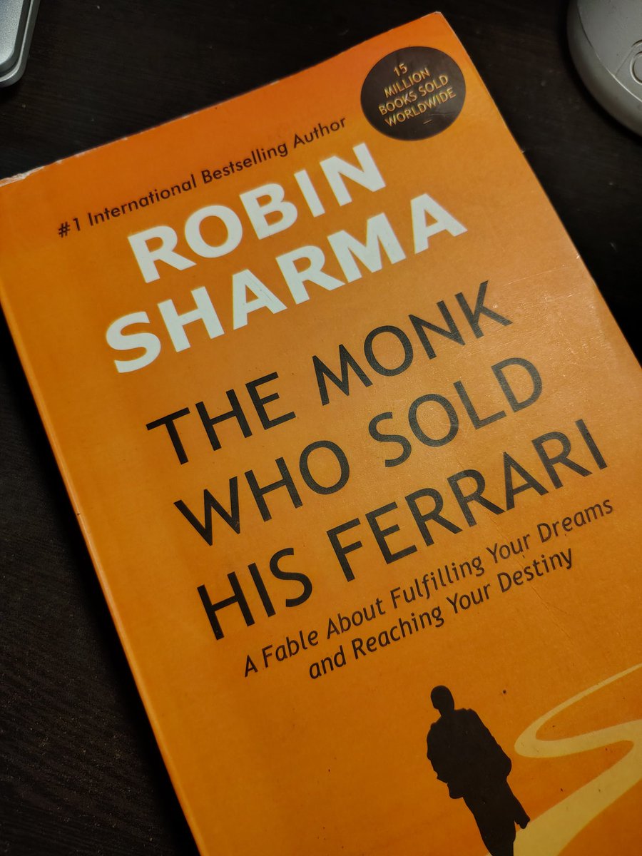 KritikaMandale's tweet photo. Recently finished "The Monk Who Sold His Ferrari" by @RobinSharma
A simple fable and a calming guide to peace, purpose, and living life with simplicity😌
Enjoyed the book.
It's a go go from my side✨🤌🏻
#reading #books #favbook https://t.co/LVHsIQxDHP