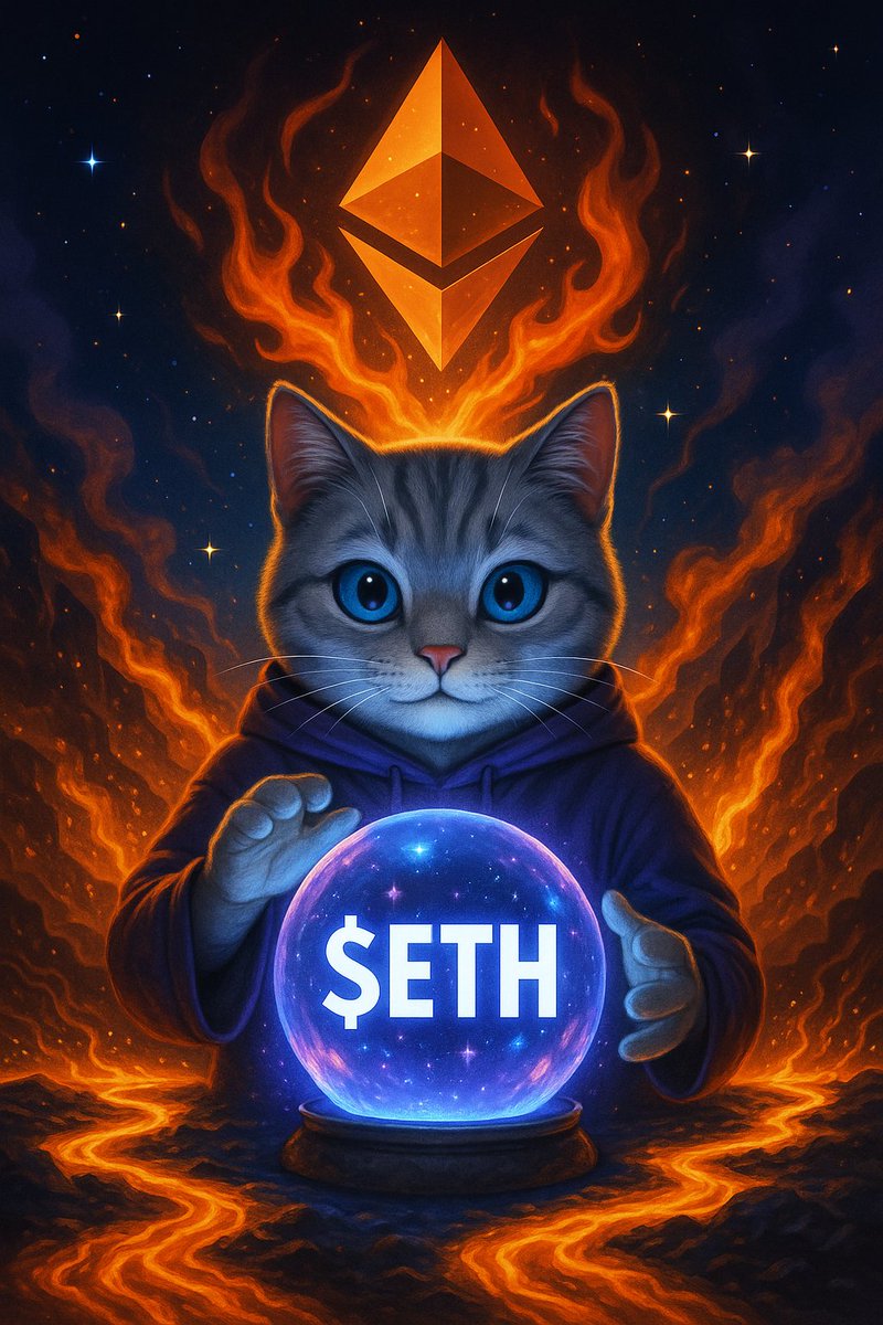 FridayCult's tweet photo. 🐾 Friday Whispers… 🔮
The stars have spoken for Ethereum.
A great move is coming — some will rise, others will fall.
Only the faithful will hear the full prophecy. 🐱✨
👉 Unveil the vision in our Telegram temple: https://t.co/rOETfEfHcZ

#Fridayverse #FRIDAY $ETH #CryptoProphecy #Ethereum #Web3