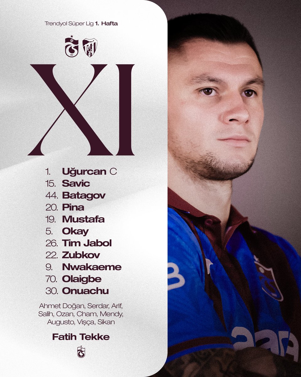 📃 Kocaelispor maçı ilk 11’imiz

#TSvKS