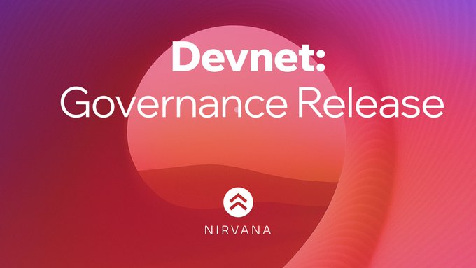 Abuchi55764796's tweet photo. 🚨 Big news for Nirvana and Samsara, Governance is now live on Samsara Devnet.
This is more than a feature drop, it’s the first step in fully putting protocol control in the hands of the community. Let’s unpack what this means.
🔗https://t.co/ztkNEv1w3a
#NirvanaFinance #Samsara https://t.co/paXGa6vtSI