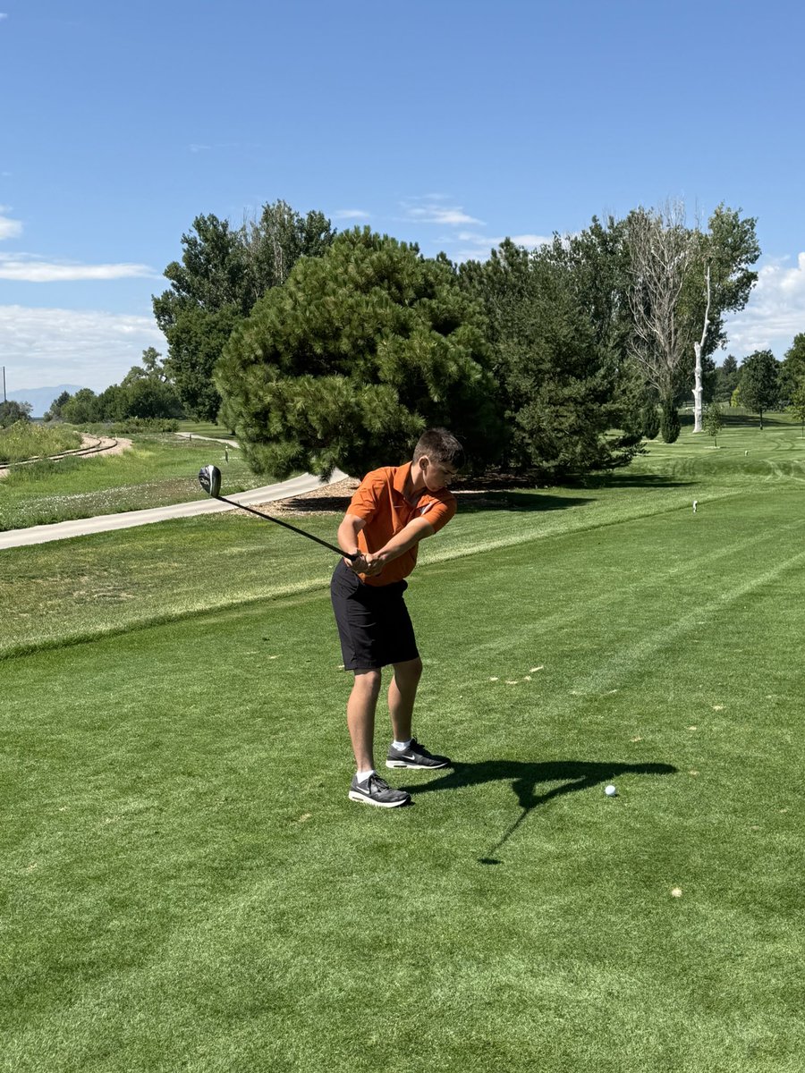 meadgolf's tweet photo. Great day to be playing @FoxHillTurf  Thanks for @RHSRIDERS for hosting. @MeadAthletics @MeadHS @BoCoPreps https://t.co/diu1PdCKbe