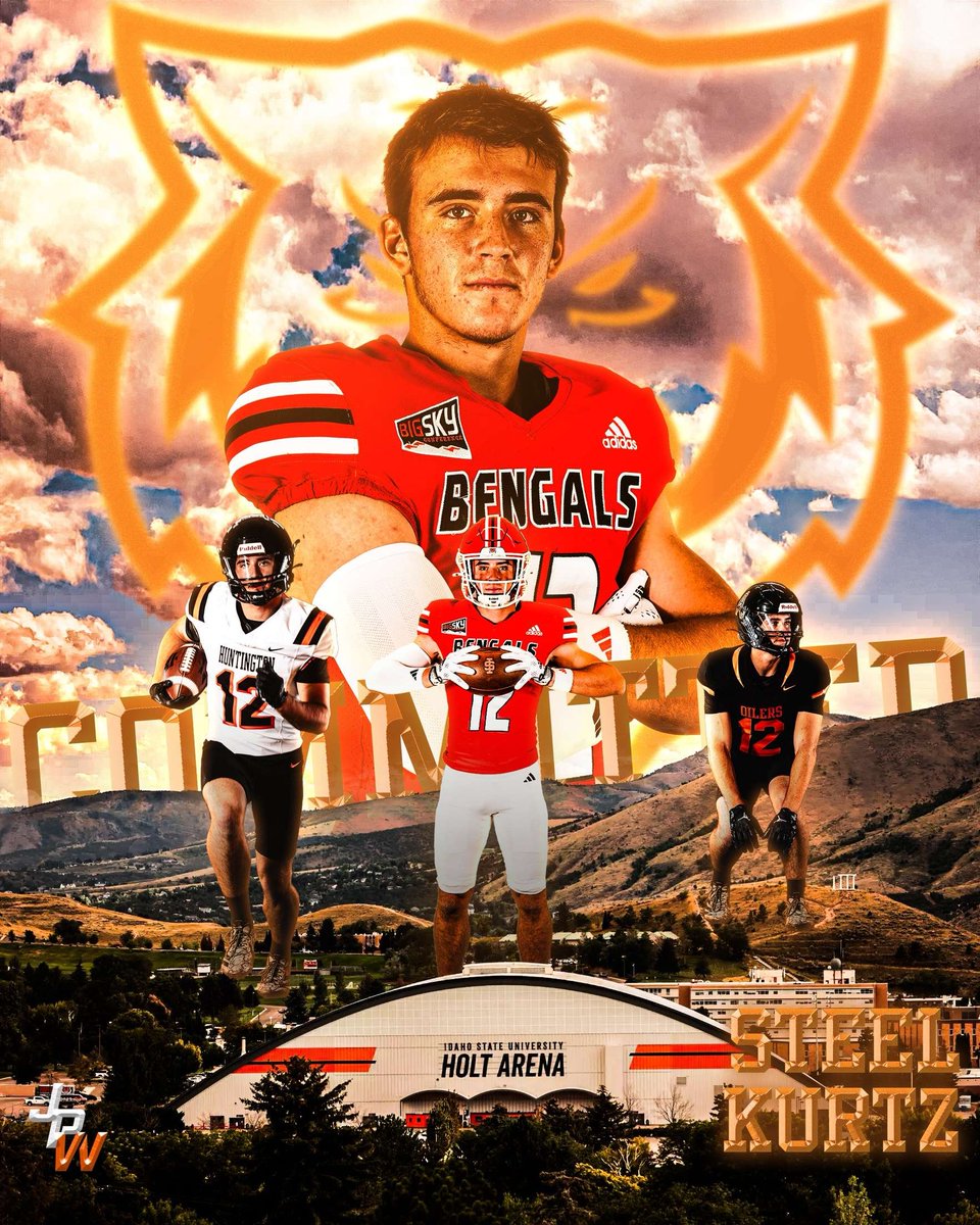 STEEL KURTZ (@steelsport2026) on Twitter photo I'm 100% #committed to Idaho St! #GoBengals Thank you to all my coaches, family, and friends for believing in me. Thank you to the coaching staff at Idaho St for giving me the opportunity to further my athletic and academic career!
<a href="/CoachBobbyJay/">Bobby Jay</a> <a href="/gnduff/">Grant Duff</a> <a href="/CodyHawkins/">Cody Hawkins</a> <a href="/Hatch89/">Matthew Hatchette</a> I'm 100% #committed to Idaho St! #GoBengals Thank you to all my coaches, family, and friends for believing in me. Thank you to the coaching staff at Idaho St for giving me the opportunity to further my athletic and academic career!
<a href="/CoachBobbyJay/">Bobby Jay</a> <a href="/gnduff/">Grant Duff</a> <a href="/CodyHawkins/">Cody Hawkins</a> <a href="/Hatch89/">Matthew Hatchette</a>