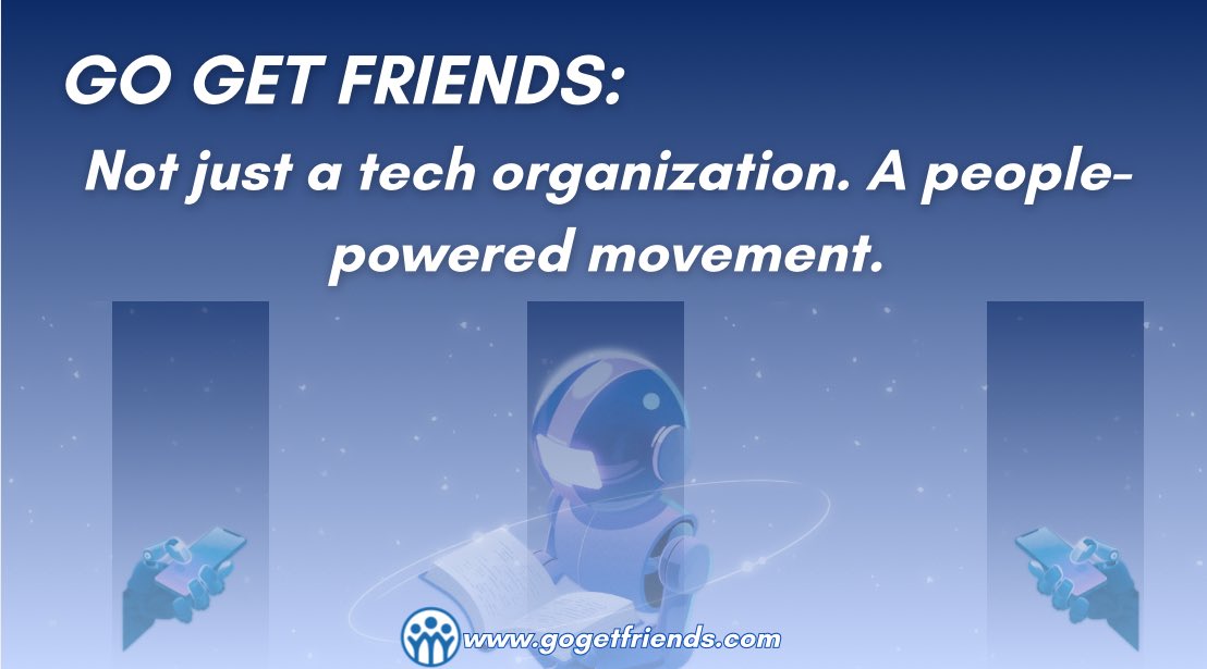 Go_Get_Friends's tweet photo. Who is Go-Get-Friends?
We design inclusive systems that empower people, support sectors, and shift entire communities forward.
Because innovation begins where people live.
Follow us to see innovation that starts with people.
#GGF #InclusiveInnovation #GoGetFriends https://t.co/LGjcn20RE6