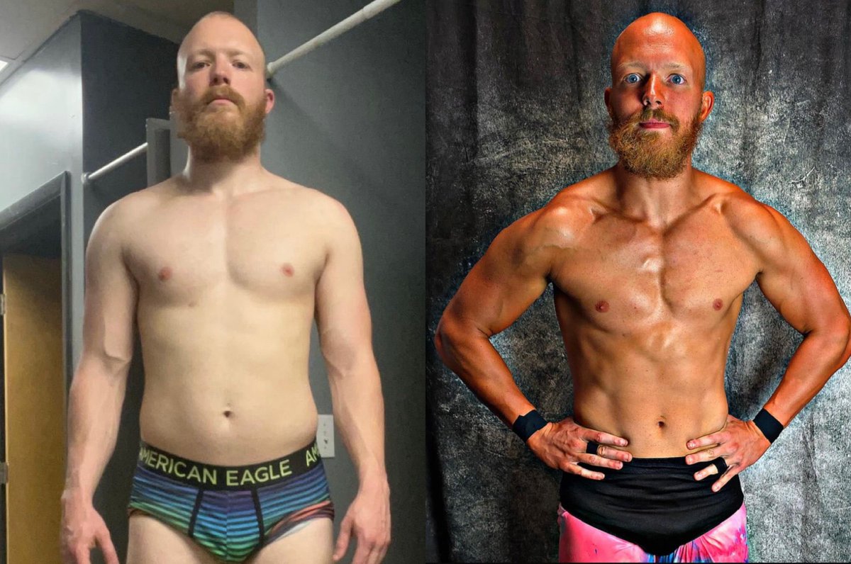 ReggieCollins19's tweet photo. Here is my transformation! Thank you for the help Coach Dan!
#ProWrestling #Wrestling #Fitness #Transformation #Gym #IndependentWrestling #ReggieCollins #Wrestler https://t.co/TAn9oEQ2sL
