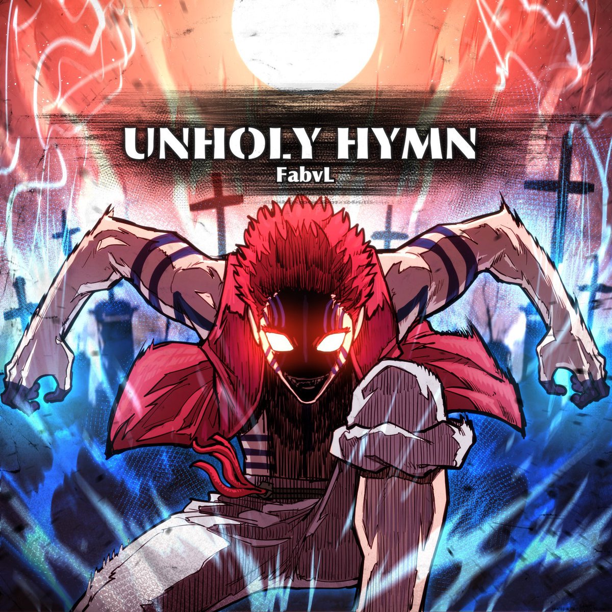 FabvLMusic's tweet photo. This Saturday 😈 “Unholy Hymn”

Inspired by Akaza

Produced by Lee Albrecht and myself

Art by @thirdphp 

Pre-save:

https://t.co/FcwEXIs099

https://t.co/FcwEXIs099

https://t.co/FcwEXIs099 https://t.co/GRQnNJsSRZ