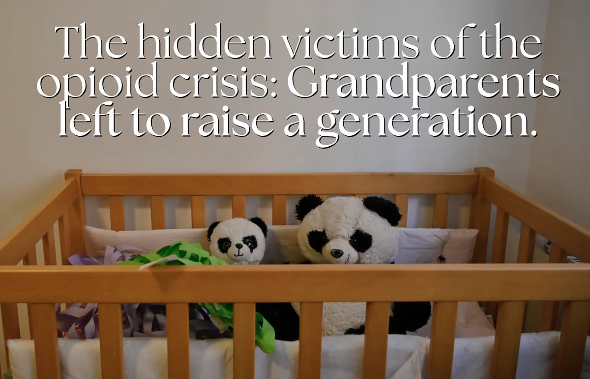 💔 Opioids have left a generation of children raised by grandparents.👵👴

🍼 Many grandparents are stepping in to raise grandchildren when parents are lost to overdose or incapacitated by addiction.

💔 In Elizabeth Mateer’s case, both parents were addicted — one died from a