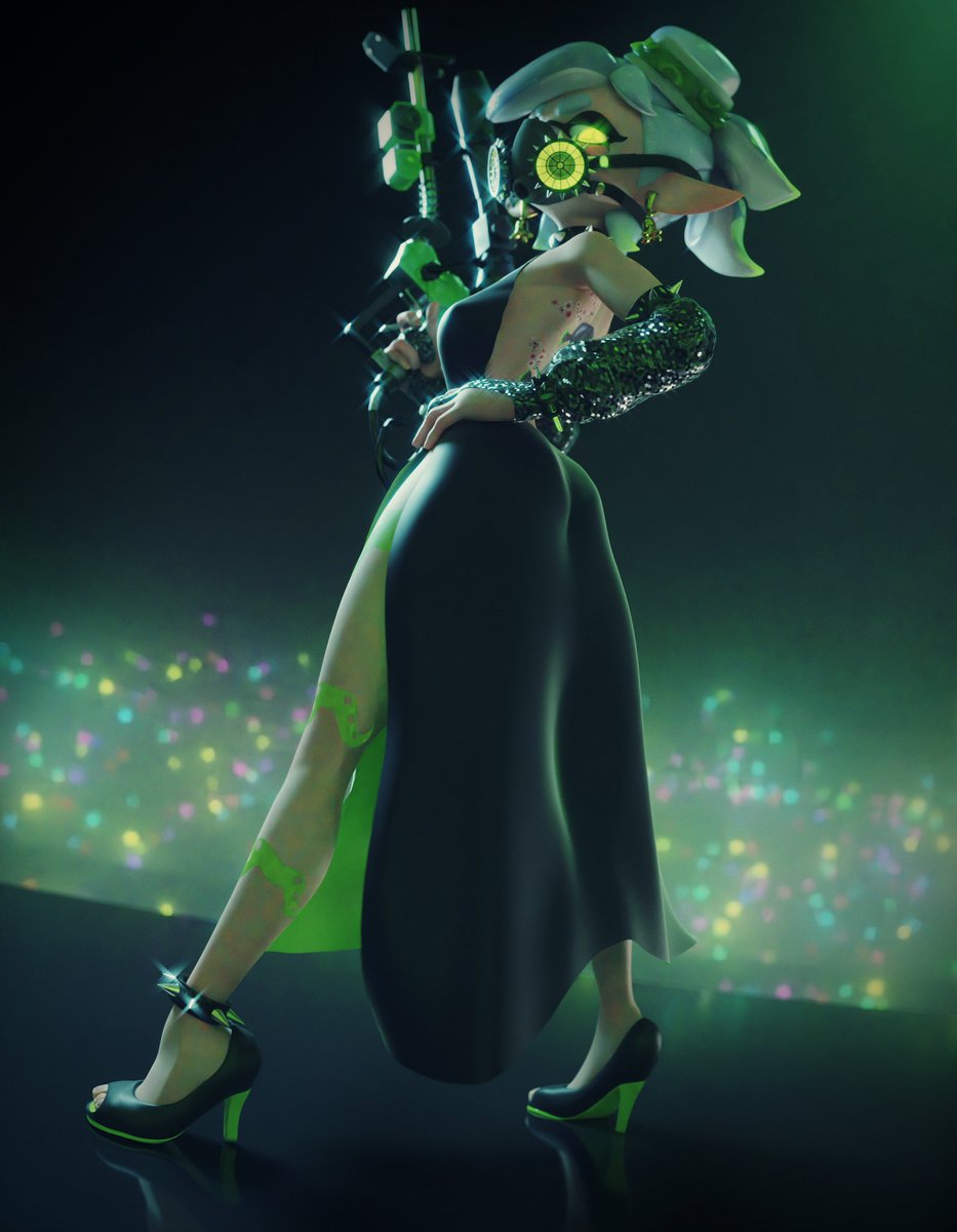 "Let's see if you are skilled enough to best me in combat, but I'll warn you. Nothing is sharper than my aim."

Model edit by mandala furikake