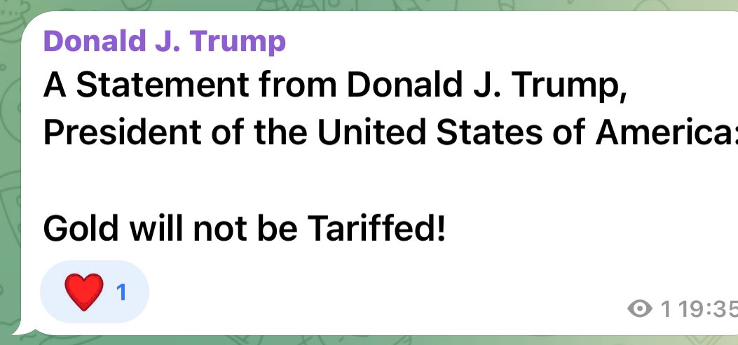 Good news !