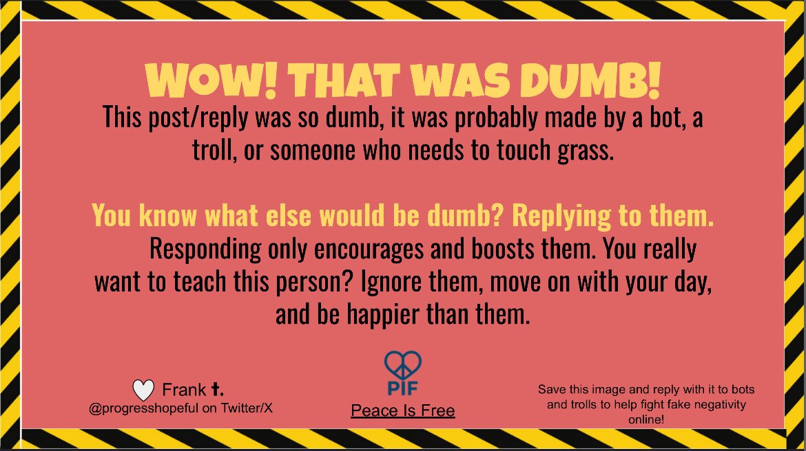 progresshopeful's tweet image. What if instead of responding to, and boosting, online hate, bots, and trolls… we just ignored them? Ignoring them is better for the world and for ourselves. Save and share these images to join the fight!