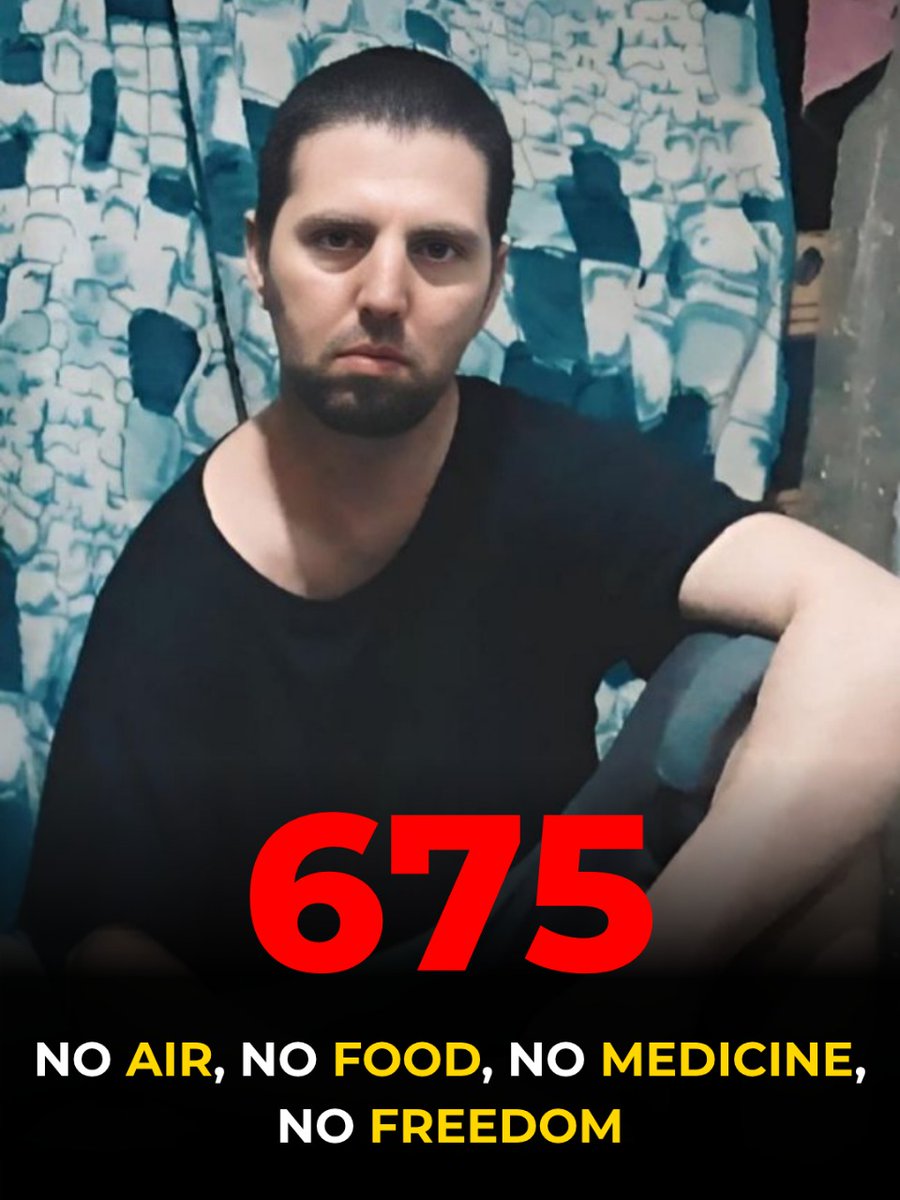 675 days. My husband Elkana suffers with no air, no food, no medicine, no freedom. 

This unbearable pain must end NOW. 🎗️🙏

Every moment he’s held captive is a crime against humanity. 

Bring Elkana home—no more delays. 💔