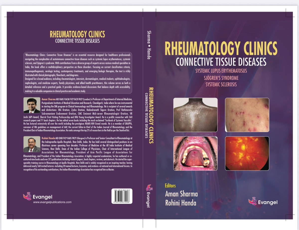 drMsayan's tweet photo. Proud to be a part of this academia📰
📑Pathogenesis of SSc
🔖Rheumatology Clinics: Connective Tissue Diseases, alongside esteemed authors, researchers &amp; clinicians of @IndianRheum 🙏
Grateful to my wonderful co-authors @Abhishek_joints &amp; @PanktiMehta24 https://t.co/9ArP7cRkKS