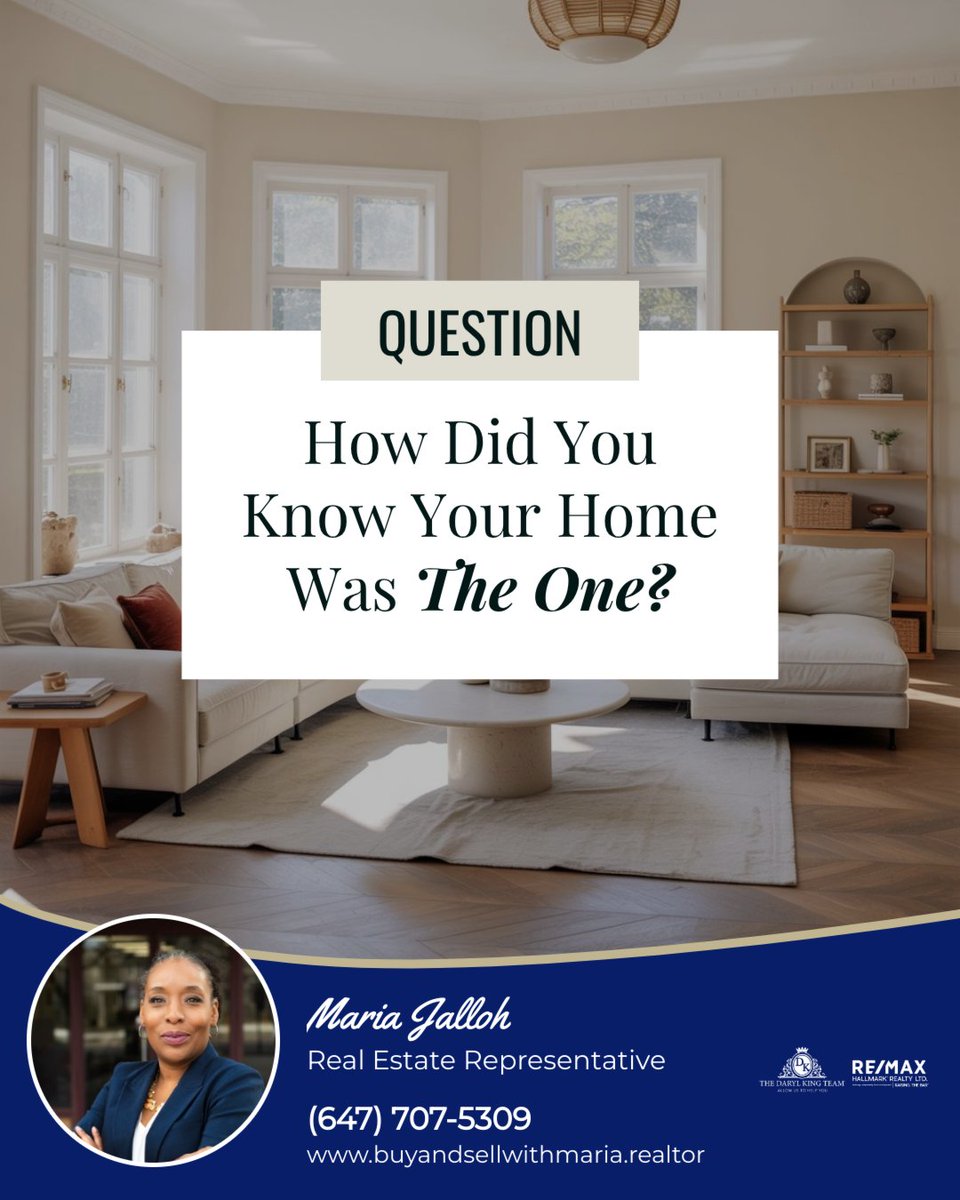 You know that feeling when you walk into a house and just know? ✨

Maybe it was the natural light, the comfy fireplace, or the backyard that reminded you of your childhood home. Whatever it was, you know it felt right.

Tell us—how did you know your home was “the one”? 🏡💛