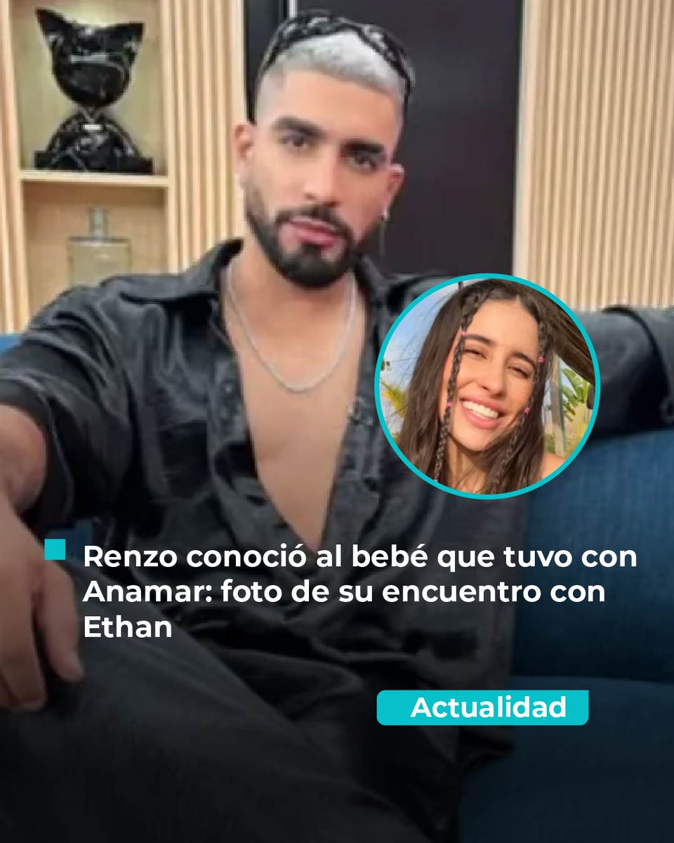 CaracolTV's tweet photo. El 24 de julio, Anamar le dio la bienvenida a su hijo Ethan 👶💖. Días después, reveló que el pequeño estaba en la UCI neonatal 💔. ¿Qué dijo Renzo? https://t.co/GeNQiSMPYW
#Actualidad #Anamar #Renzo https://t.co/nB0LTiIZCU
