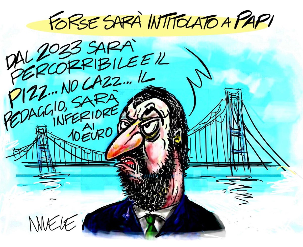 Eledili1's tweet photo. #ilponte #pontesullostrettodimessina #PontediMessina #Coso #Schifani #Berlusconi #RegioneSicilia #Salvini #facciamorete https://t.co/3VCeGfXPrk