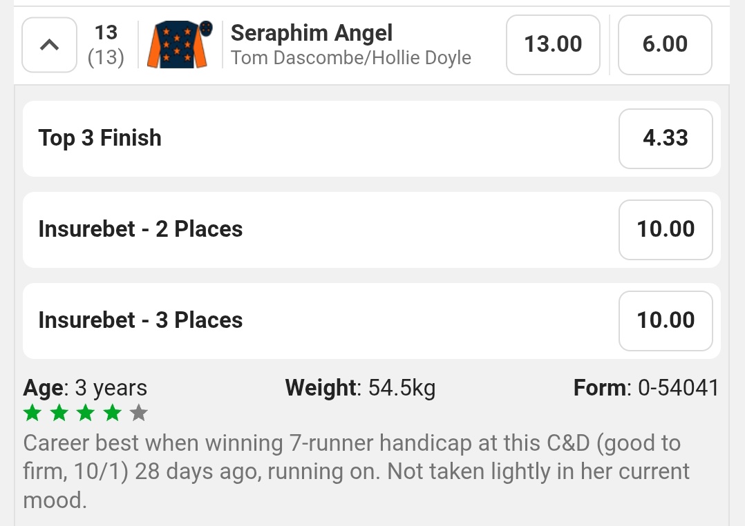 Windsor - 20h10 🇬🇧

Good place value here, could win! 🙏

Having a small nibble 🤩