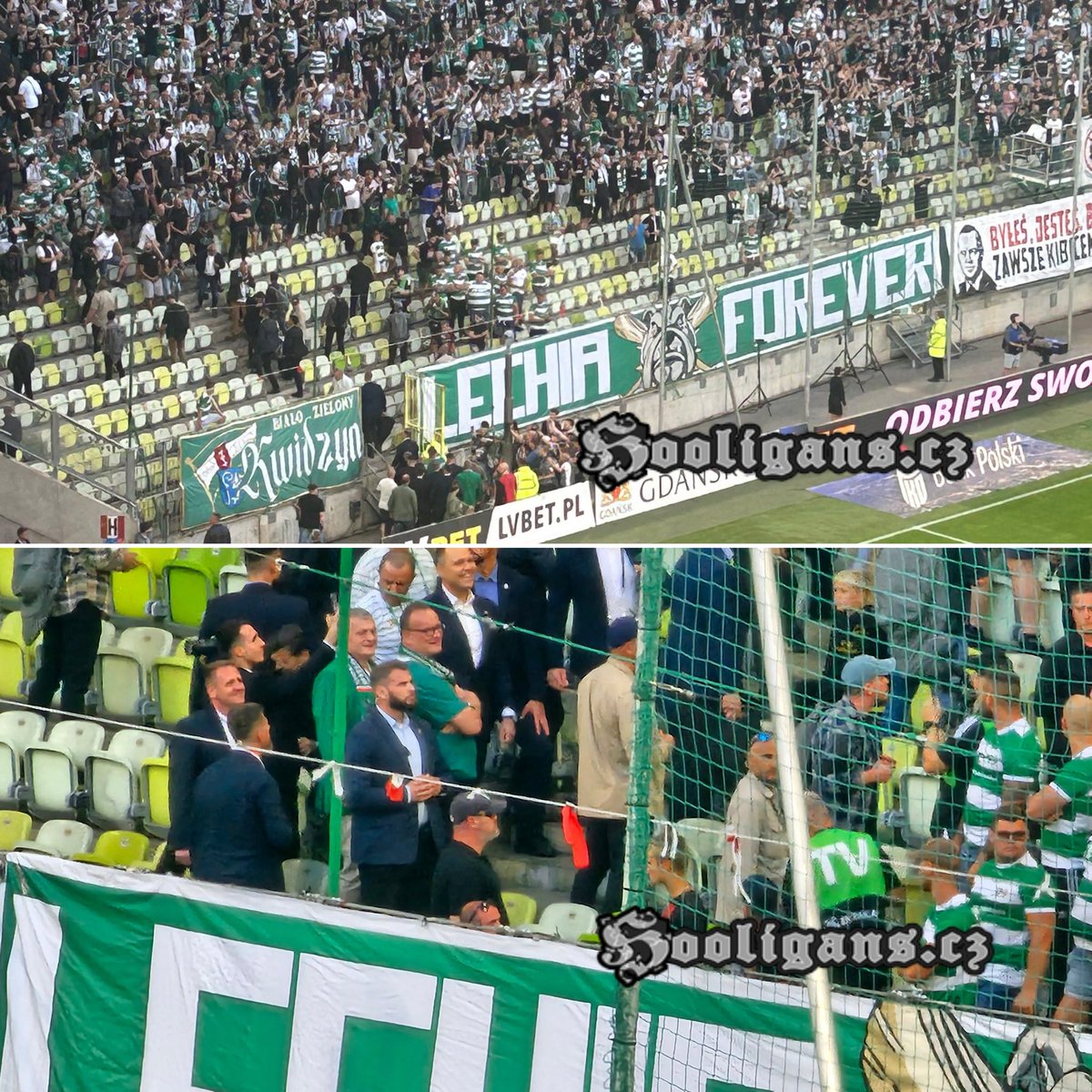 hooliganscz1999's tweet photo. 11.08.2025🇵🇱Lechia Gdańsk - Motor Lublin, President Karol Nawrocki present at ultras stand, click for more here: https://t.co/XiQWr5FEq1

All in one place. Tap to download.
🔗 https://t.co/FXnrFRpzhv https://t.co/UMkJ6MrHxq