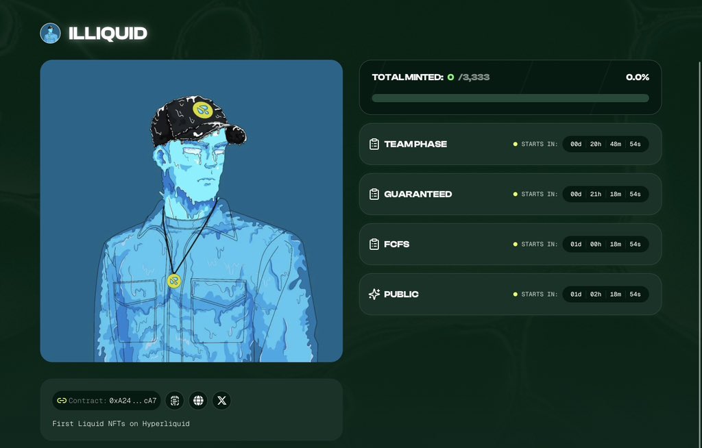 Wallet checker is live hyperlaunch.drip.trade/collections/il…