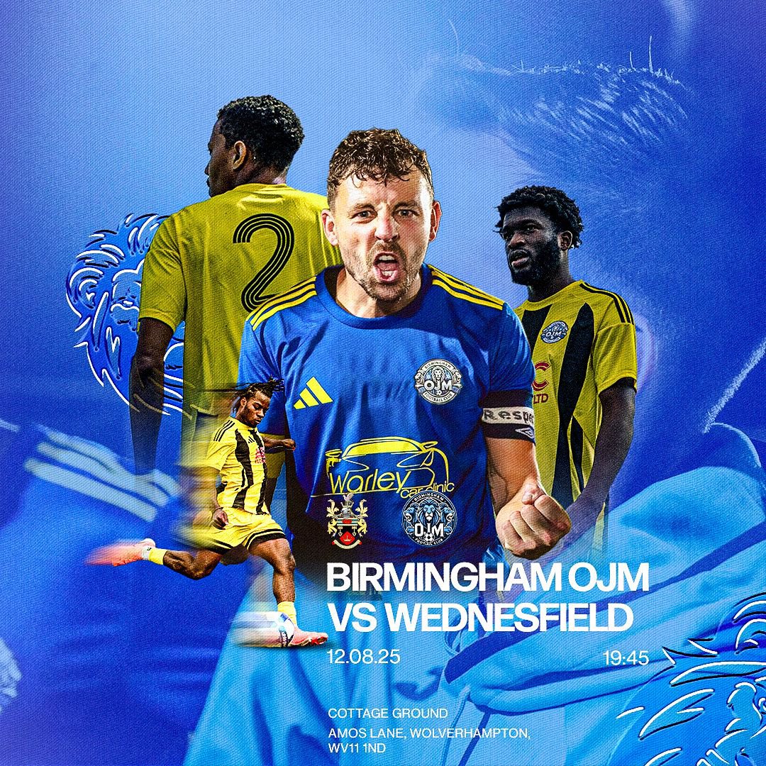 We’re back under the lights tomorrow as we take on Wednesfield in our next 25/26 clash ⚽🔥

🆚 Wednesfield
📍 Away
⏰ 7:45PM Kick-Off

Time to put in a big shift and keep the momentum rolling 💪