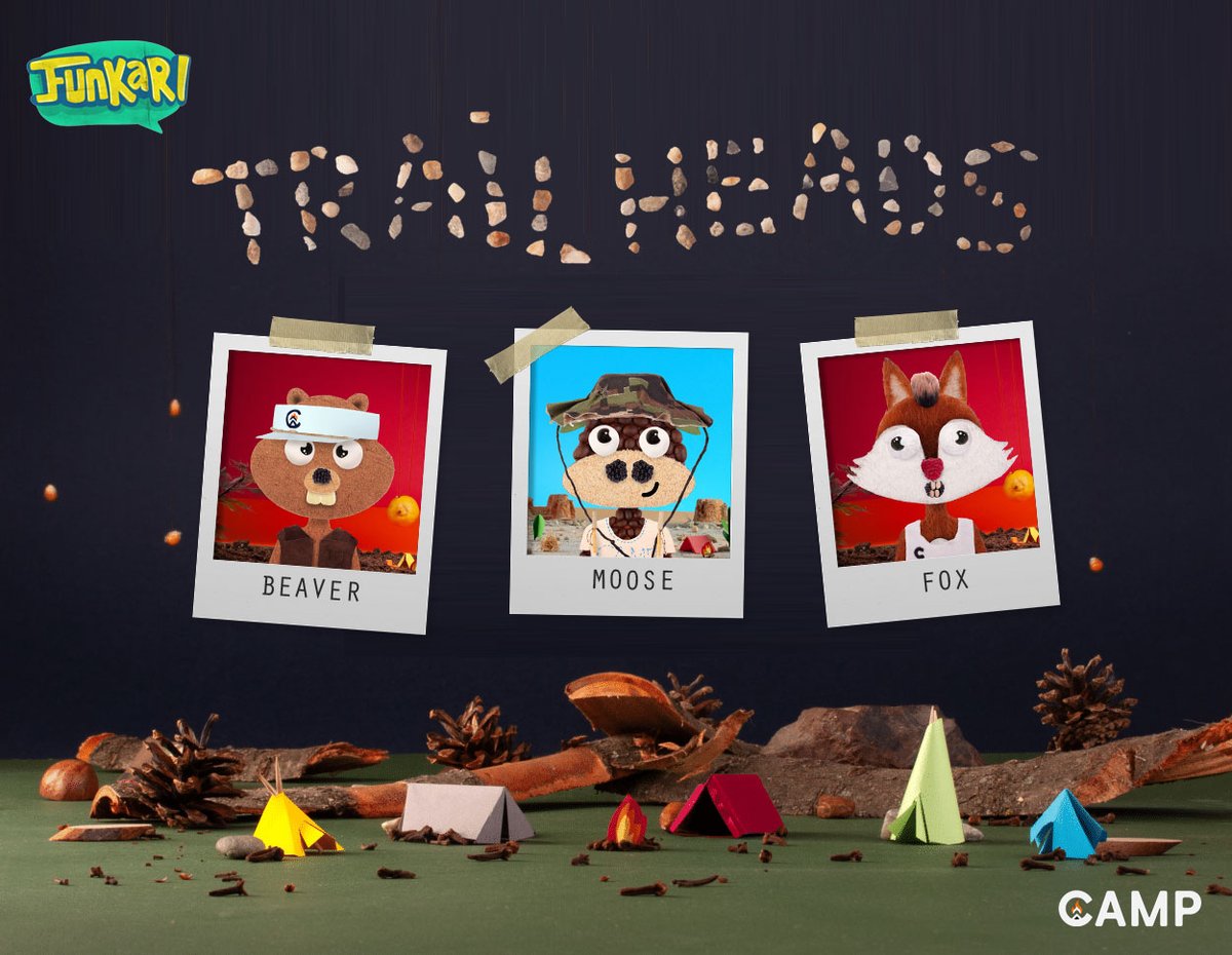 bewise (@dazzlercoin) on Twitter photo Alpha: <a href="/CampTrailHeads/">TrailHeads ⛺️</a> Phase2 mints this month!
Partnering with <a href="/campnetworkxyz/">Camp Network ⛺️</a> to giveaway 3x TrailHeads WL spots to the funkfam!
TrailHeads is the official pfp collection for Camp Network (current floor $720)
How to enter giveaway? Follow the steps below 🫳 Alpha: <a href="/CampTrailHeads/">TrailHeads ⛺️</a> Phase2 mints this month!
Partnering with <a href="/campnetworkxyz/">Camp Network ⛺️</a> to giveaway 3x TrailHeads WL spots to the funkfam!
TrailHeads is the official pfp collection for Camp Network (current floor $720)
How to enter giveaway? Follow the steps below 🫳