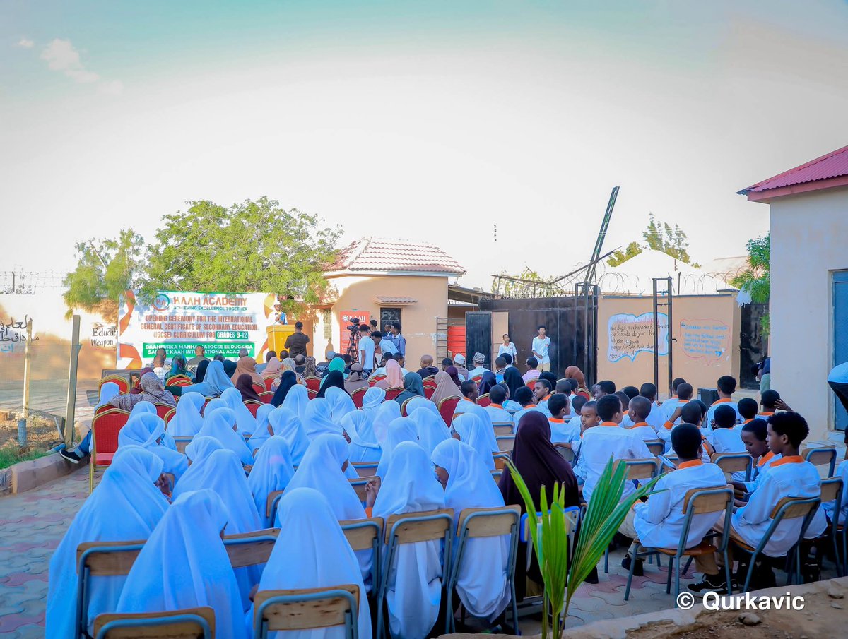 shaluco's tweet image. The launch of the International General Certificate of Secondary Education (#IGCSE) curriculum at Kaah International Academy took place today in the city of #Garowe.
#Puntland 
#Somalia.