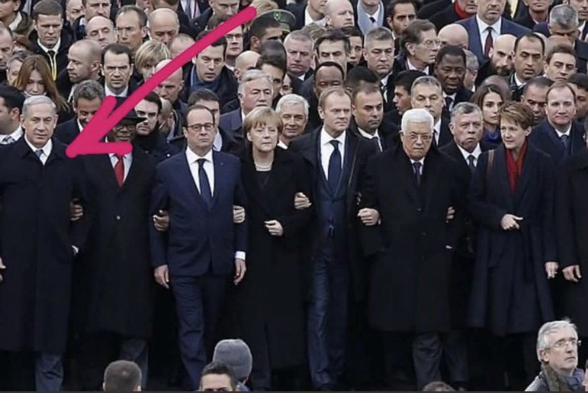 World leaders marched in Paris in 2015 after the Charlie Hebdo attack, proclaiming their defense of press freedom.

The irony? Among them stood Benjamin Netanyahu, a man responsible for the murdering of journalists in Gaza.
The deeper irony? As over 220 journalists have been