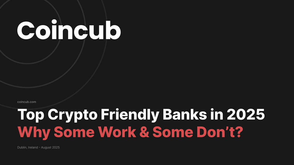 Coincub (@coincub_) on Twitter photo Not all banks are built for crypto.
<a href="/sygnumofficial/">Sygnum Bank</a> and <a href="/BankFrick/">Bank Frick</a> go deep on custody, staking, and tokenization. <a href="/RevolutApp/">Revolut</a> and <a href="/Bakkt/">Bakkt</a> offer access, not infrastructure.
Who’s really ready?
coincub.com/top-crypto-fri… Not all banks are built for crypto.
<a href="/sygnumofficial/">Sygnum Bank</a> and <a href="/BankFrick/">Bank Frick</a> go deep on custody, staking, and tokenization. <a href="/RevolutApp/">Revolut</a> and <a href="/Bakkt/">Bakkt</a> offer access, not infrastructure.
Who’s really ready?
coincub.com/top-crypto-fri…