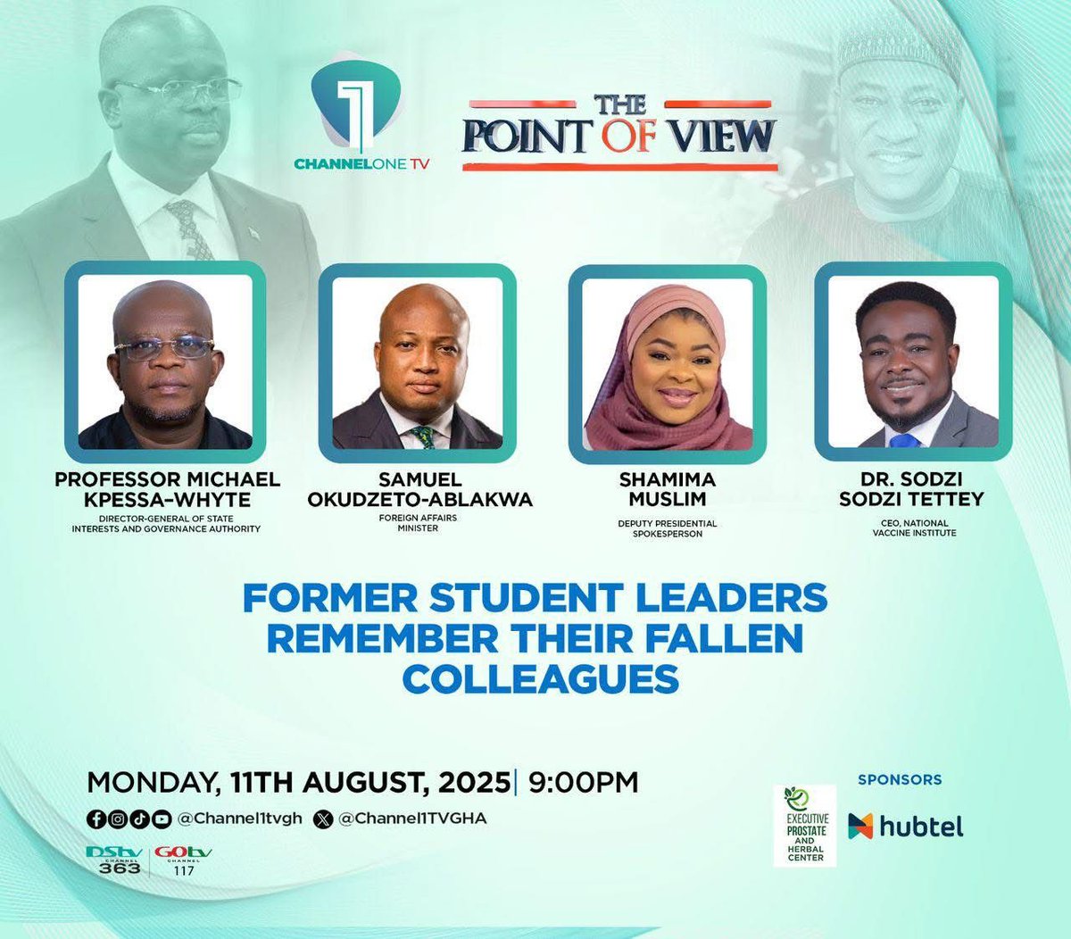 RashidNetwork's tweet photo. Join Hajia @shamimamuslim, Deputy Presidential Spokesperson tonight on the #ThePointOfView.
Don't miss it!! https://t.co/iIyo9bEHoe