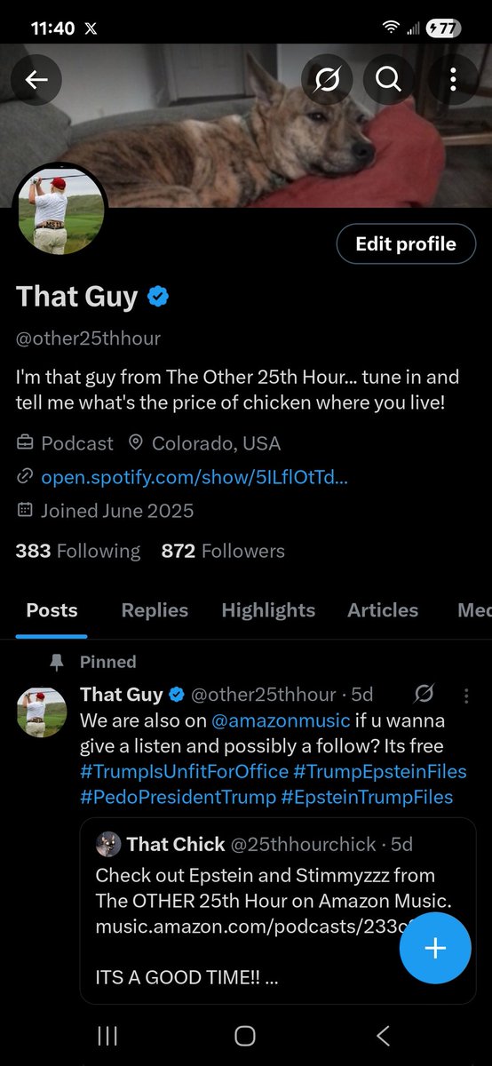 other25thhour's tweet image. THANK YOU! THANK YOU! EVERYONE!!
Almost 900 in 3 months!
I would have never, ever imagined!
#BlessedBeyondBelief