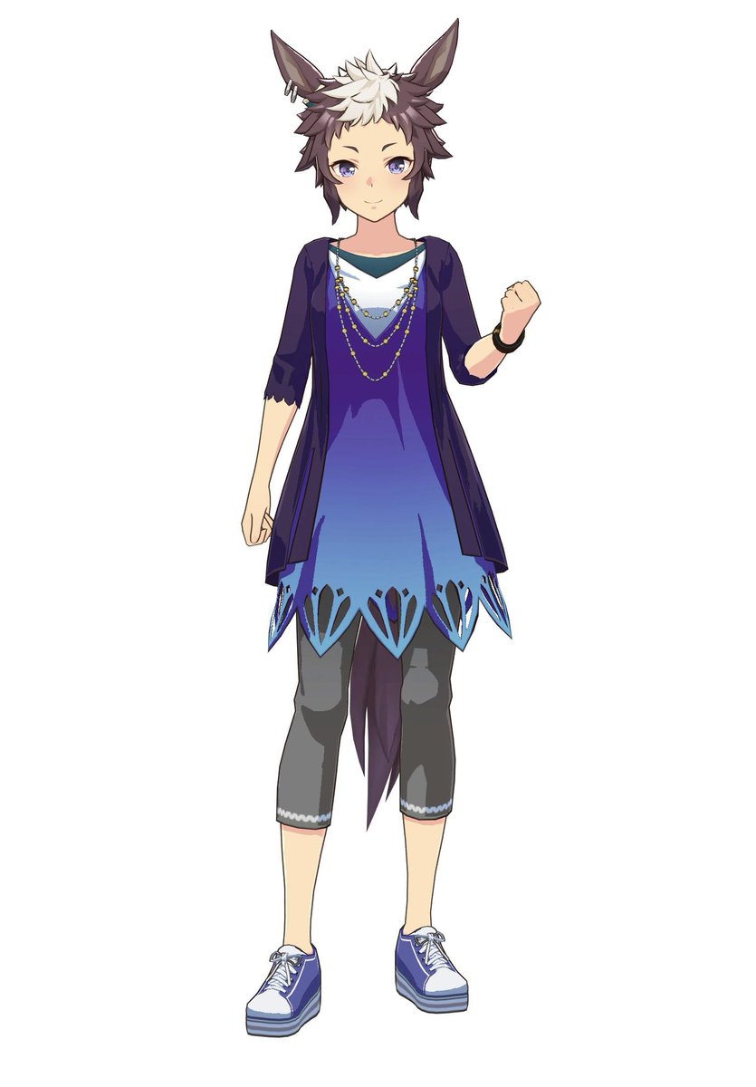 WillowWispVT's tweet photo. Why’s Mejiro Ryan dressed like a divorced art teacher 
#umamusume #umamusumeprettyderby https://t.co/pbmYcxK3QC