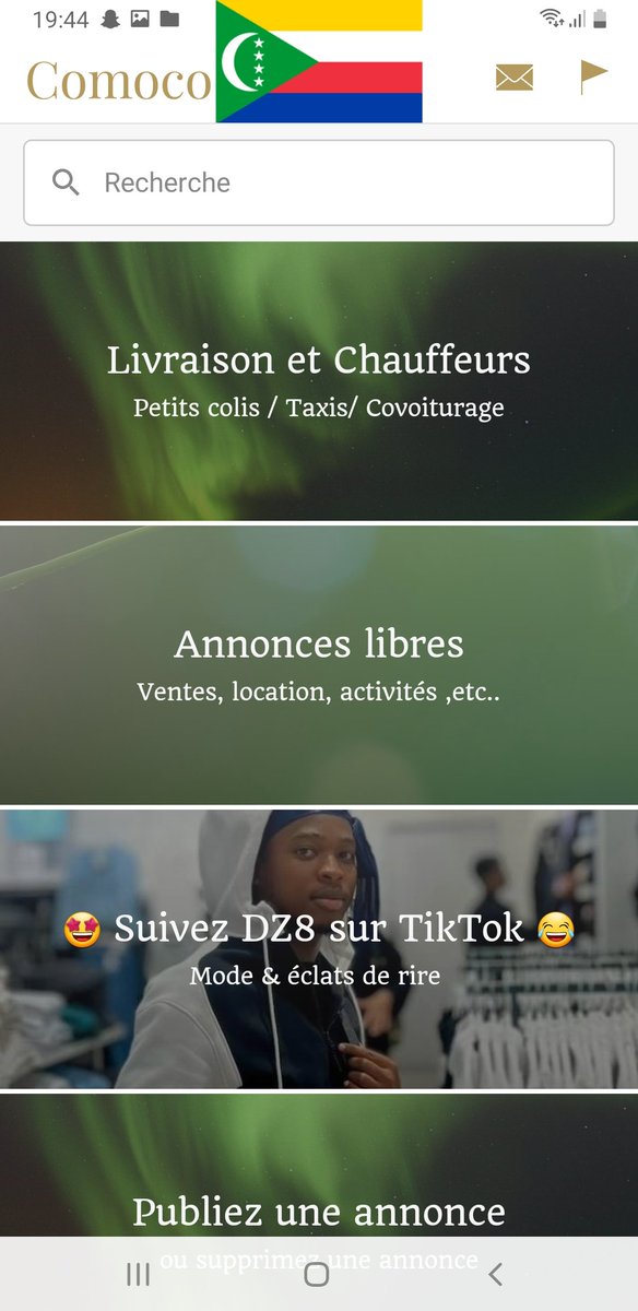 NassurMo's tweet photo. 🇰🇲ACHETEZ et VENDEZ ENTRE COMORIENS FACILEMENT AVEC L'APPLICATION COMOCO 🇰🇲 partagez
#comores #comoriens #comorienne https://t.co/xZ9JNrBvM1