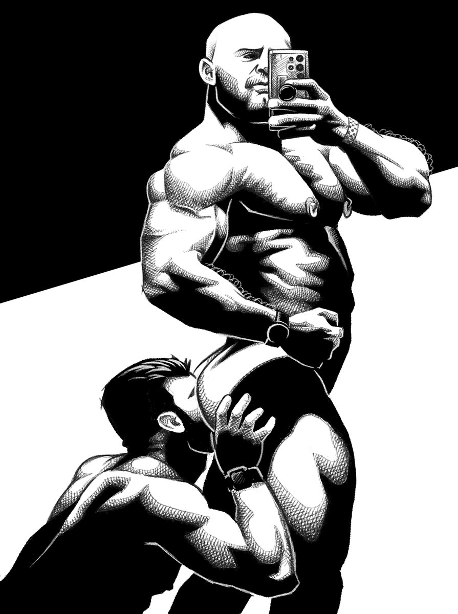 PointingNorth3's tweet photo. Saw this sexy selfie of https://t.co/ndiGqoB24v and had to do a quick sketch. https://t.co/IwbzhADS93
