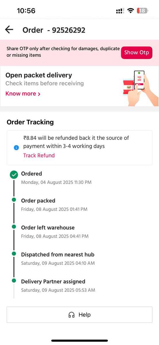 Deep_talks87's tweet photo. @KiklaAngad sir, I placed my grocery order with CityMall (Order ID: 92526292) on 4th August, but it’s still not delivered. The delivery person keeps saying ‘on the way’ for 2 days straight with no sign of arrival. Absolutely unacceptable service  @jagograhakjago #ConsumerRights https://t.co/B9Bm106YZi