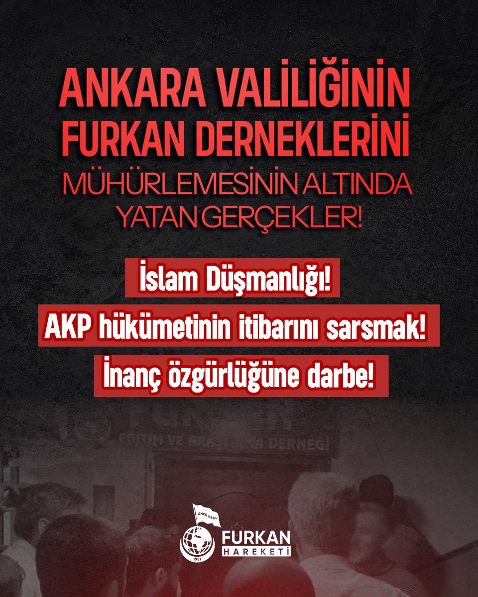 📌

#DiniSohbetSuçDeğildir
Derneklerimizi Açın