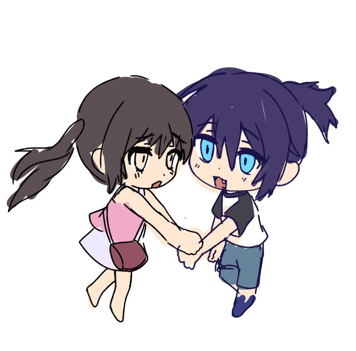 02Wphng's tweet photo. Sketch🩵🩷
#ノラガミ #夜トの日 #Noragami #Yato #Hiyori https://t.co/zfvBkTcfGm