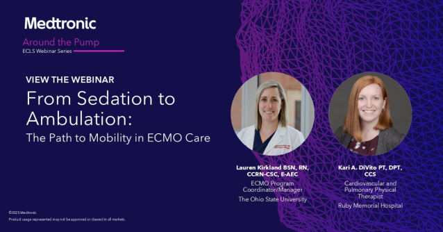 Watch our latest Around the Pump webinar! From Sedation to Ambulation: The Path to Mobility in ECMO Care: youtu.be/eTfgJEVGUhc #MedtronicEmployee