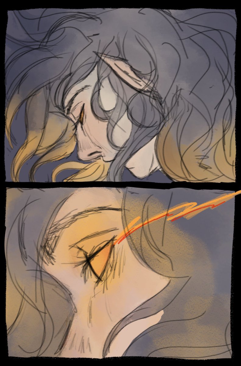 É hora de acordar.

#arkanis #arkanisfanart 
<a href="/nicklinkk/">nicklink</a> 

(sem cor e com pq achei legal 0 _ 0)