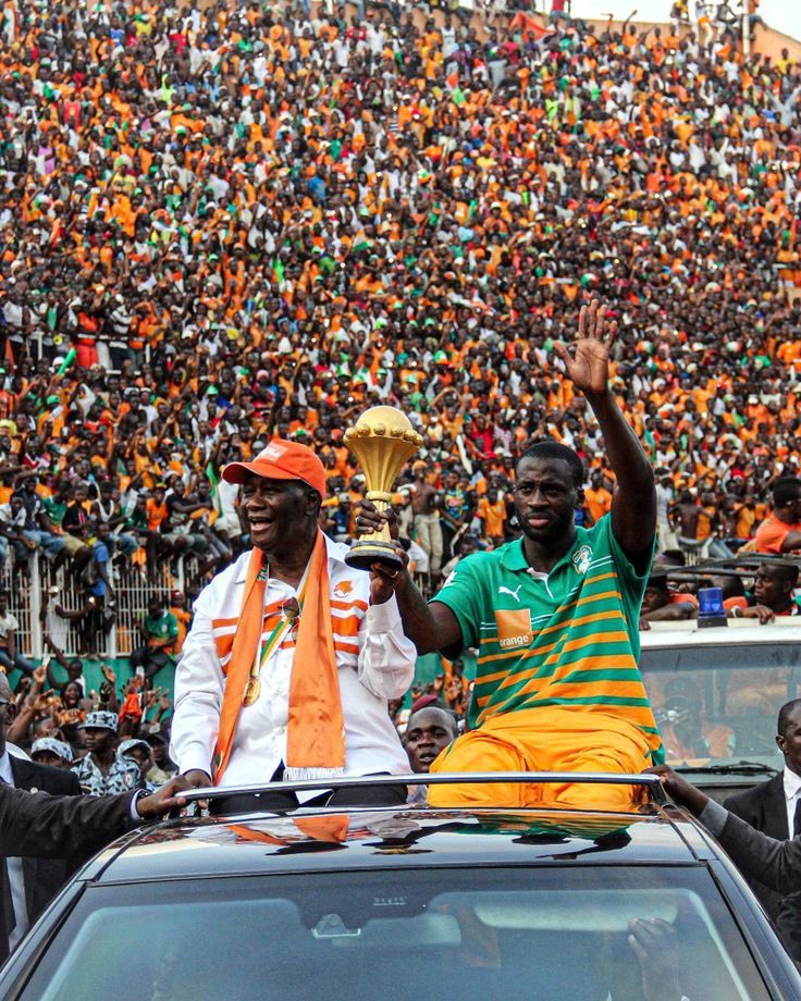 AfrikanIdentity's tweet photo. Legends of the Beautiful Game ⚽🔥

From Drogba’s clutch moments to Weah’s Ballon d’Or brilliance…  
From Jay-Jay Okocha’s magic feet to Tshabalala’s iconic World Cup banger…  
From Obafemi’s speed to Yaya’s dominance in the middle— https://t.co/T7wJMPwc56