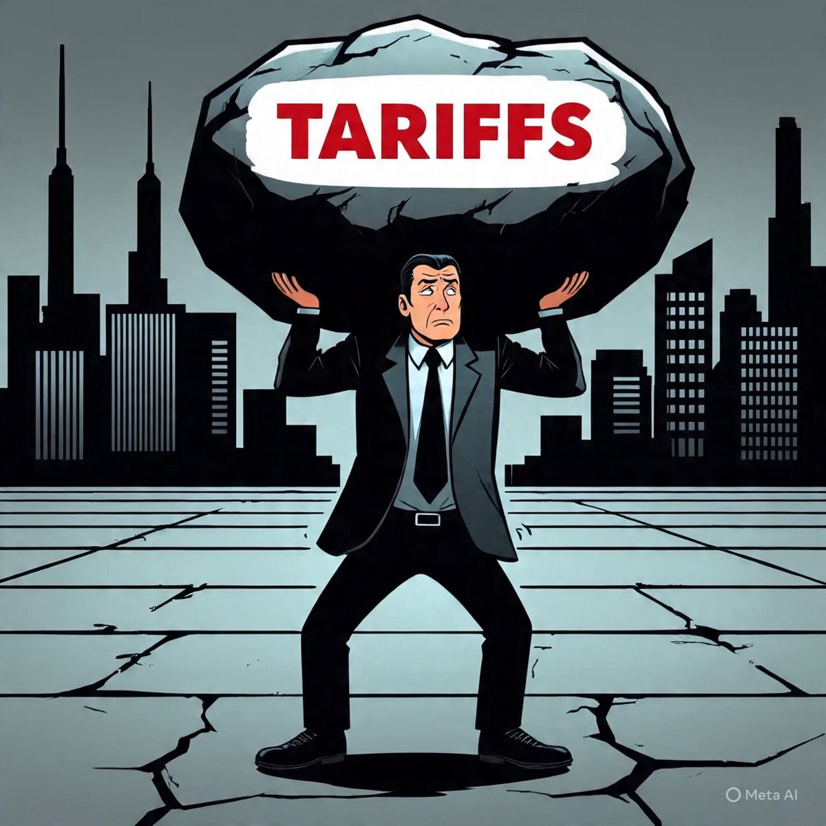 lakshmiiig's tweet image. Making America strong &amp;amp; rich*… by putting the ‘Tariffs’ weight on citizens’ backs. America First, wallets last. 💸🇺🇸 #TariffTax #WalletsUnderDuress #MAGAlogic #TrumpTariff #Tariffs